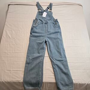 NWT Elloh Riley Overalls in Blue Denim Size S Retro Streetwear